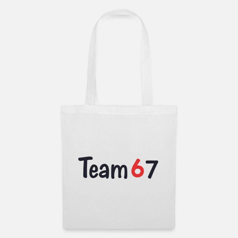 Team 6 7 – Collective Text Design - Tote Bag - white