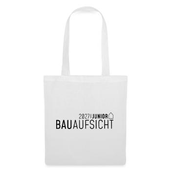 Junior Bauaufsicht 2027 - Stoffbeutel - Weiß - Vorne