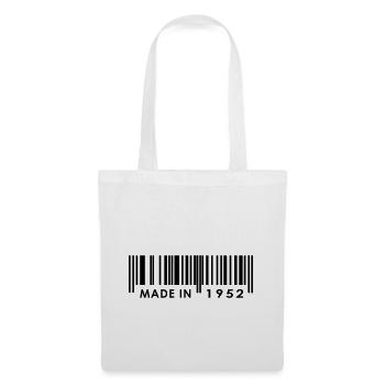 Anniversaire 1952 - Sac en tissu - blanc - Devant