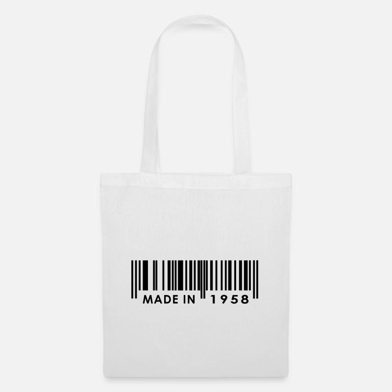 Birthday 1958 - Tote Bag - white