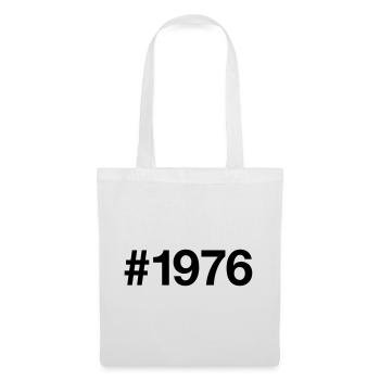 1976 Jahrgang 50 Jahre alt 50. Geburtstag - Stoffbeutel - Weiß - Vorne