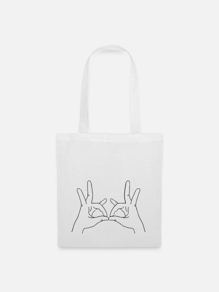 Hands - Tote Bag - white