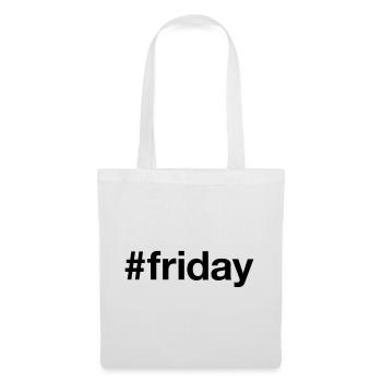 FREITAG Hashtag vendredi - Sac en tissu - blanc - Devant