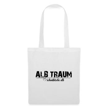 ALB TRAUM_ love schwäbische alb - Stoffbeutel - Weiß - Vorne