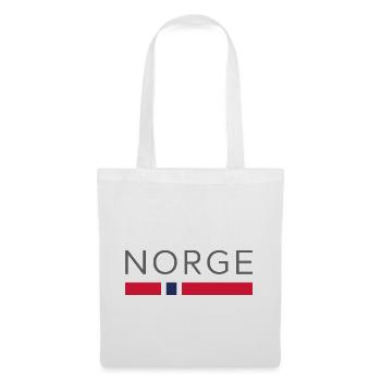 NORVÈGE WM DESIGN - cadeau de football norvégien - Sac en tissu - blanc - Devant