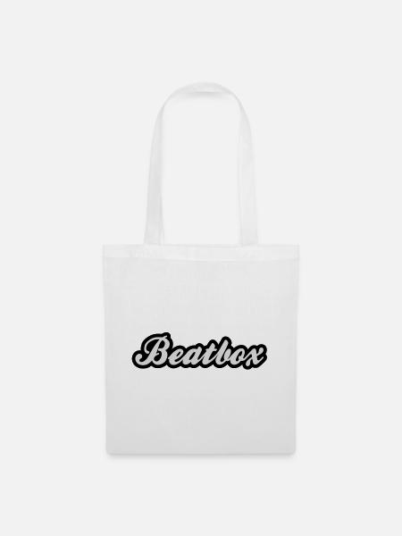 Beatbox - Stoffbeutel - Weiß