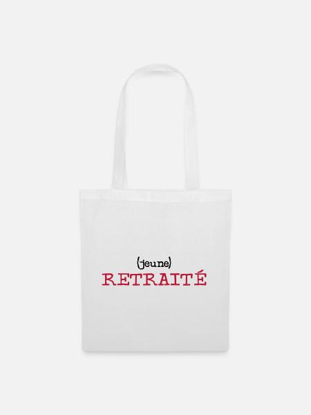 (jeune) Retraité - Sac en tissu - blanc