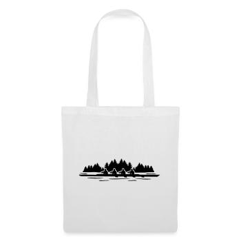 Rowing in nature - Tote Bag - white - Front