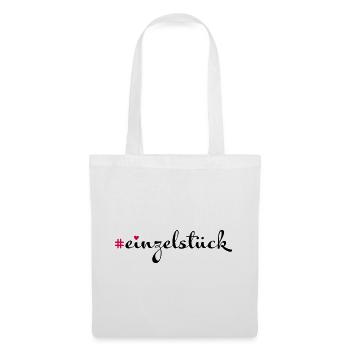 Einzelstück - Stoffbeutel - Weiß - Vorne