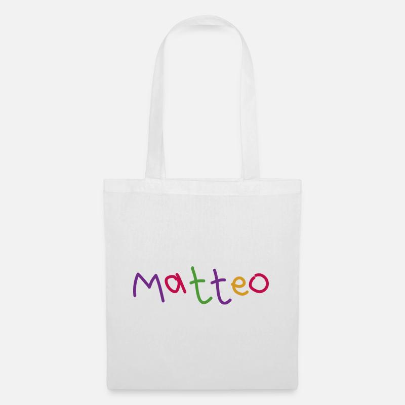 Matteo - Sac en tissu - blanc
