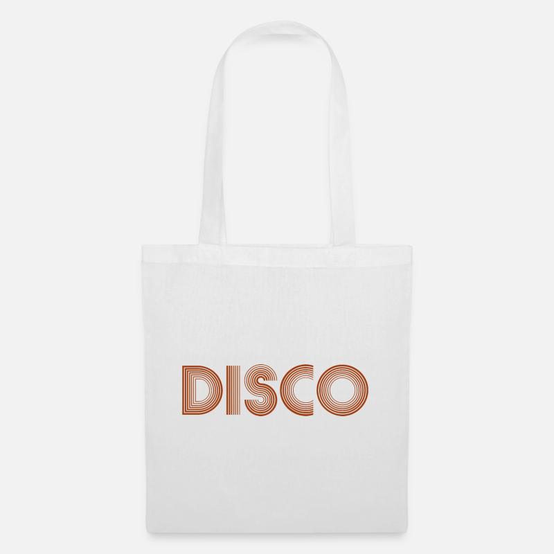 DISCO Tanzen Discokugel - Stoffbeutel - Weiß