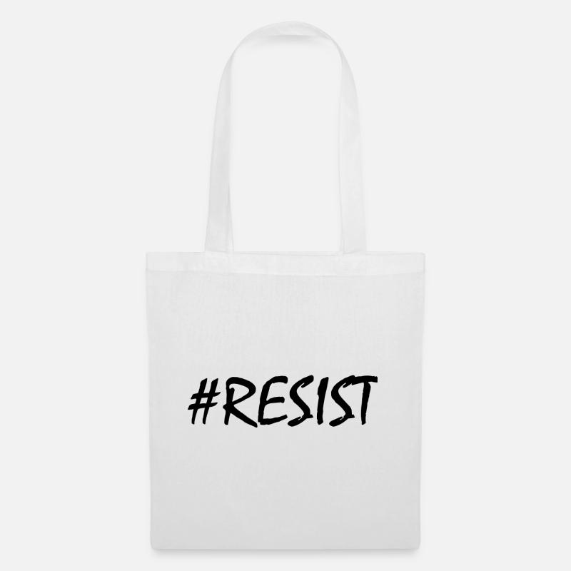 Resist - Stoffbeutel - Weiß