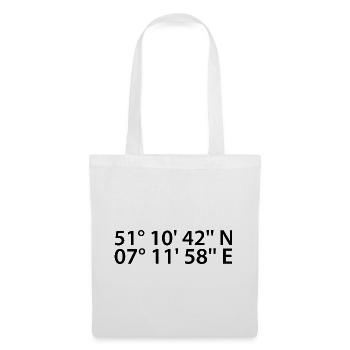 Remscheid coordinates - Tote Bag - white - Front