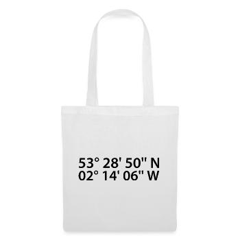Manchester Coordinates - Tote Bag - white - Front