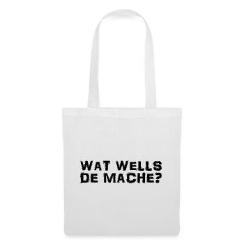 Kölsch - Dialekt - Spruch - Stoffbeutel - Weiß - Vorne