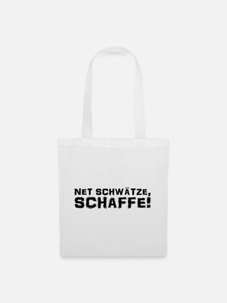 Badisch - Dialekt - Spruch - Stoffbeutel - Weiß