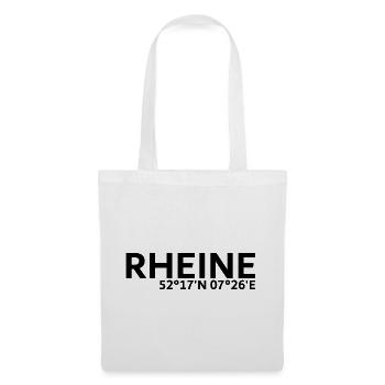 Rhine coordinates - Tote Bag - white - Front