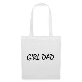 Girl dad - Stoffbeutel - Weiß - Vorne