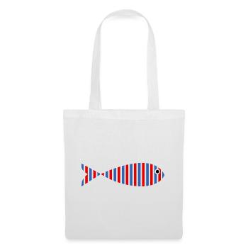 SARDINE. FISH. APRIL FOOL. EASTER. OCEAN - Tote Bag - white - Front