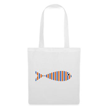 SARDINE. FISH. APRIL FOOL. EASTER. OCEAN - Tote Bag - white - Front