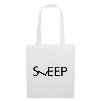sleep - word design - Stoffbeutel - Weiß - Vorne