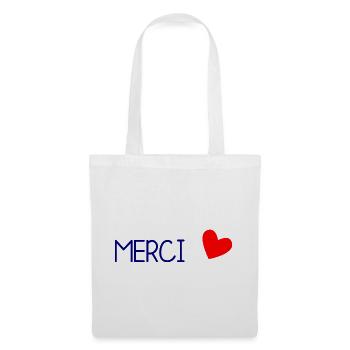 MERCI. MAÎTRESSE. MAÎTRE. MERCI MAÎTRESSE - Sac en tissu - blanc - Devant