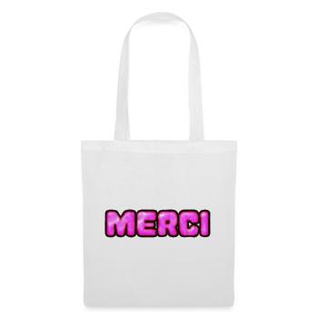 MERCI. MAÎTRESSE. MAÎTRE. MERCI MAÎTRESSE - Sac en tissu - blanc - Devant