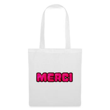 MERCI. MAÎTRESSE. MAÎTRE. MERCI MAÎTRESSE - Sac en tissu - blanc - Devant