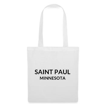 Saint Paul Minnesota États-Unis - Sac en tissu - blanc - Devant