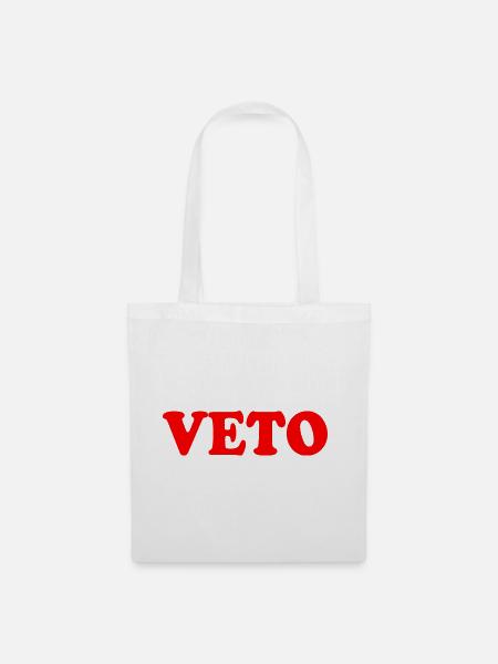 Veto - Stoffbeutel - Weiß