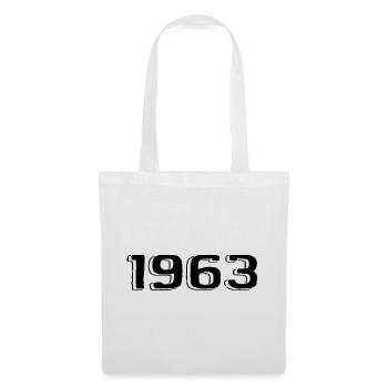 Vintage 1963 Born Birthday Retro 1963 - Tote Bag - white - Front