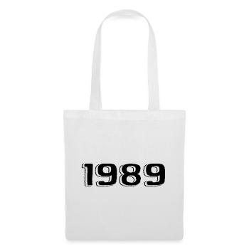 Vintage 1989 Born Birthday Retro 1989 - Tote Bag - white - Front