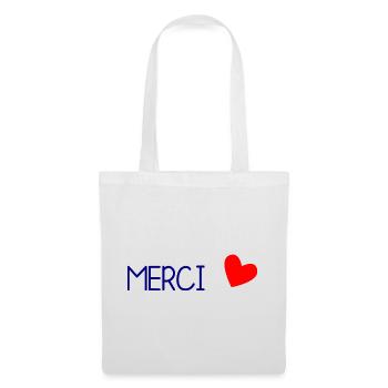 MAÎTRESSE. MAITRE. MERCI. MERCI MAÎTRESSE. MAITRES - Sac en tissu - blanc - Devant