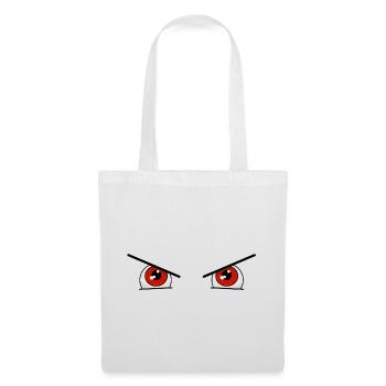 Red eyes for Halloween - Tote Bag - white - Front