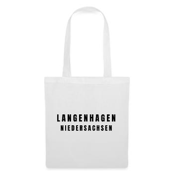 Langenhagen, Basse-Saxe - Sac en tissu - blanc - Devant