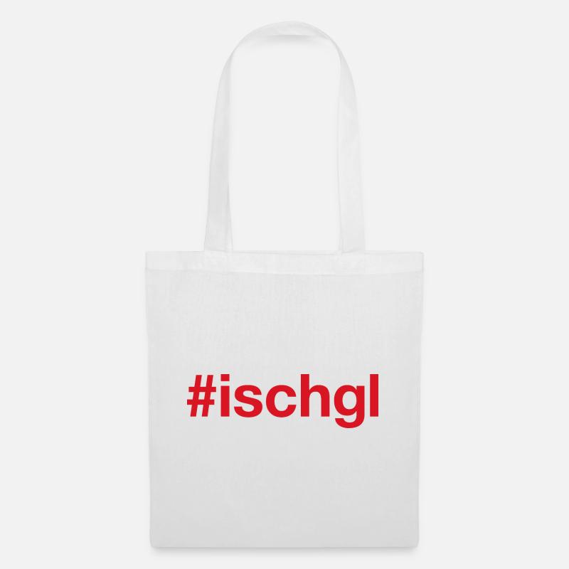 ISCHGL - Stoffbeutel - Weiß