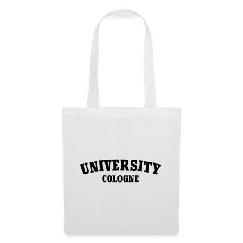 University Cologne - Stoffbeutel - Weiß - Vorne
