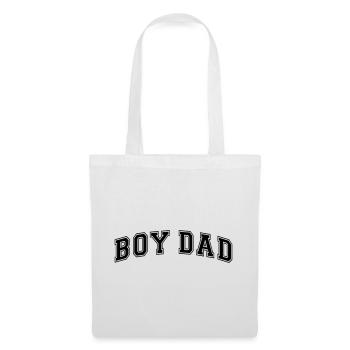 Boy Dad Vater eines Sohnes Papa Vatertag - Stoffbeutel - Weiß - Vorne