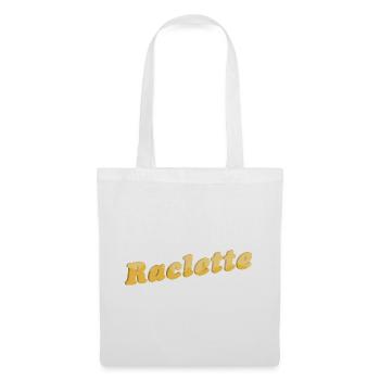 Raclette Cheese Lettering 3D - Tote Bag - white - Front