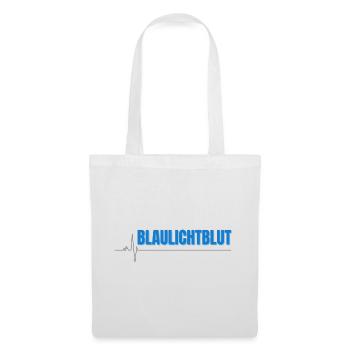 Blue Light Blood – Pride, Team Spirit and Passion - Tote Bag - white - Front