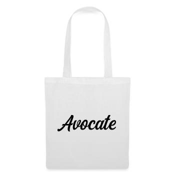 Avocate Droit Justice Tribunal Barreau Défense - Sac en tissu - blanc - Devant