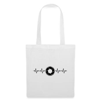Photographe à ouverture Appareil photo d’ouverture ECG - Sac en tissu - blanc - Devant