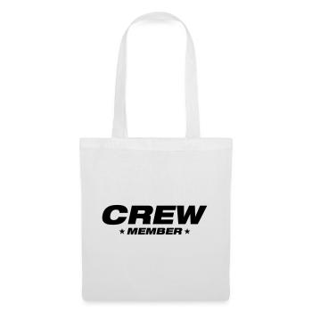Crew Mitglied - Stoffbeutel - Weiß - Vorne