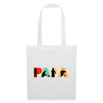 Papa Gardener Landscaping Dad Green Thumb - Tote Bag - white - Front