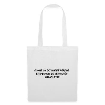 As they say, one lost 10 fingers found - Tote Bag - white - Front