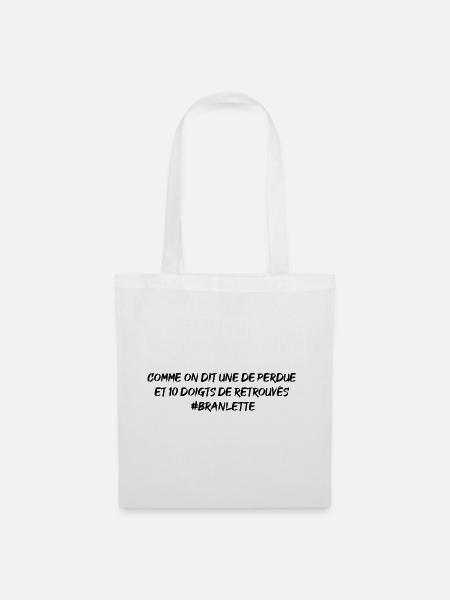 As they say, one lost 10 fingers found - Tote Bag - white