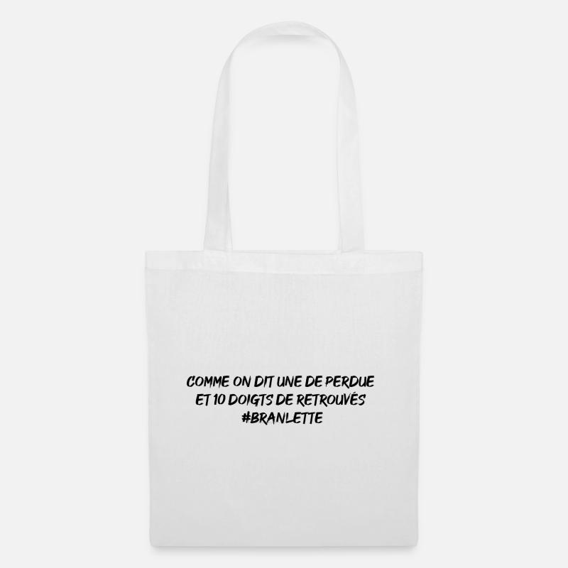 As they say, one lost 10 fingers found - Tote Bag - white