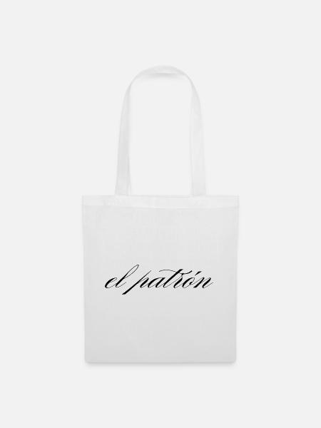 El Patrón – Latino BigBoss Style Print - Tote Bag - white