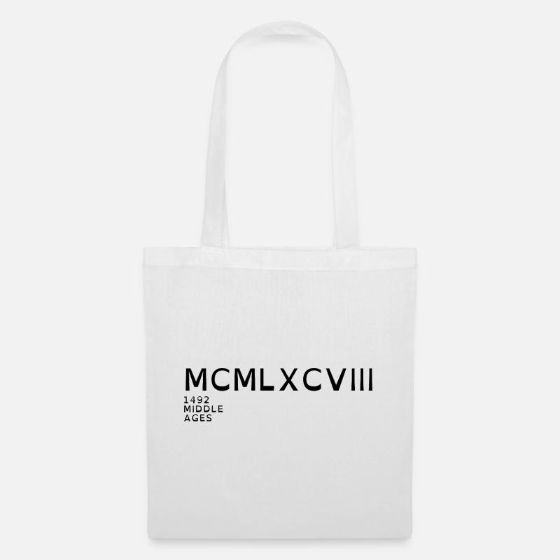 1998_LINE_black - Tote Bag - white