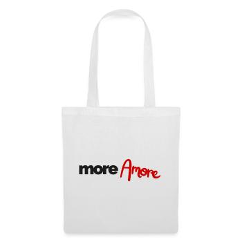 More Amore Women's T-Shirt – Romantic Typography - Tote Bag - white - Front